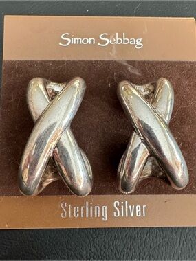 Simon Sebbag Sterling Silver Earrings